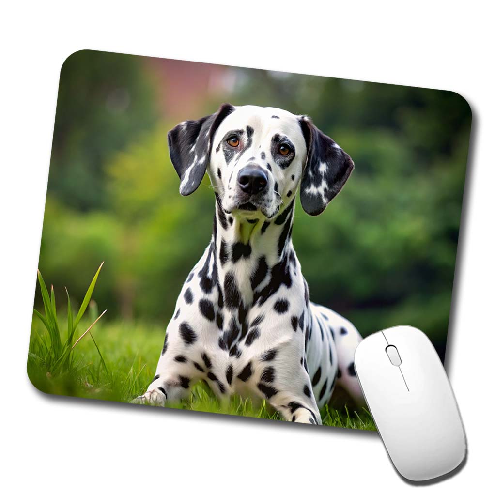 Dalmatian Dog Photo Low Profile Mouse Pad Mat