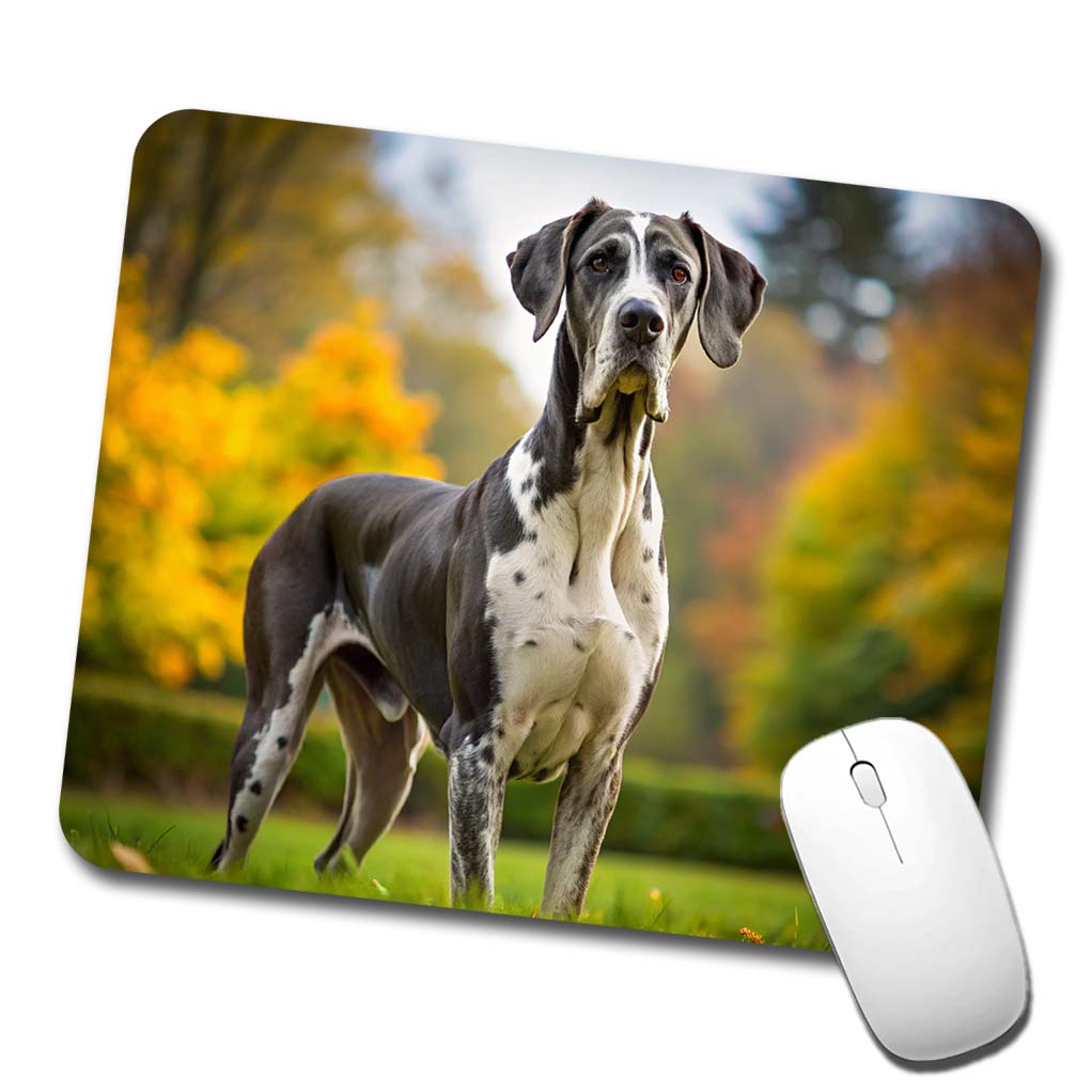 Great Dane Dog Photo Low Profile Mouse Pad Mat