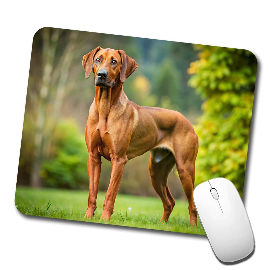 Rhodesian Ridgeback Dog Photo Low Profile Mouse Pad Mat