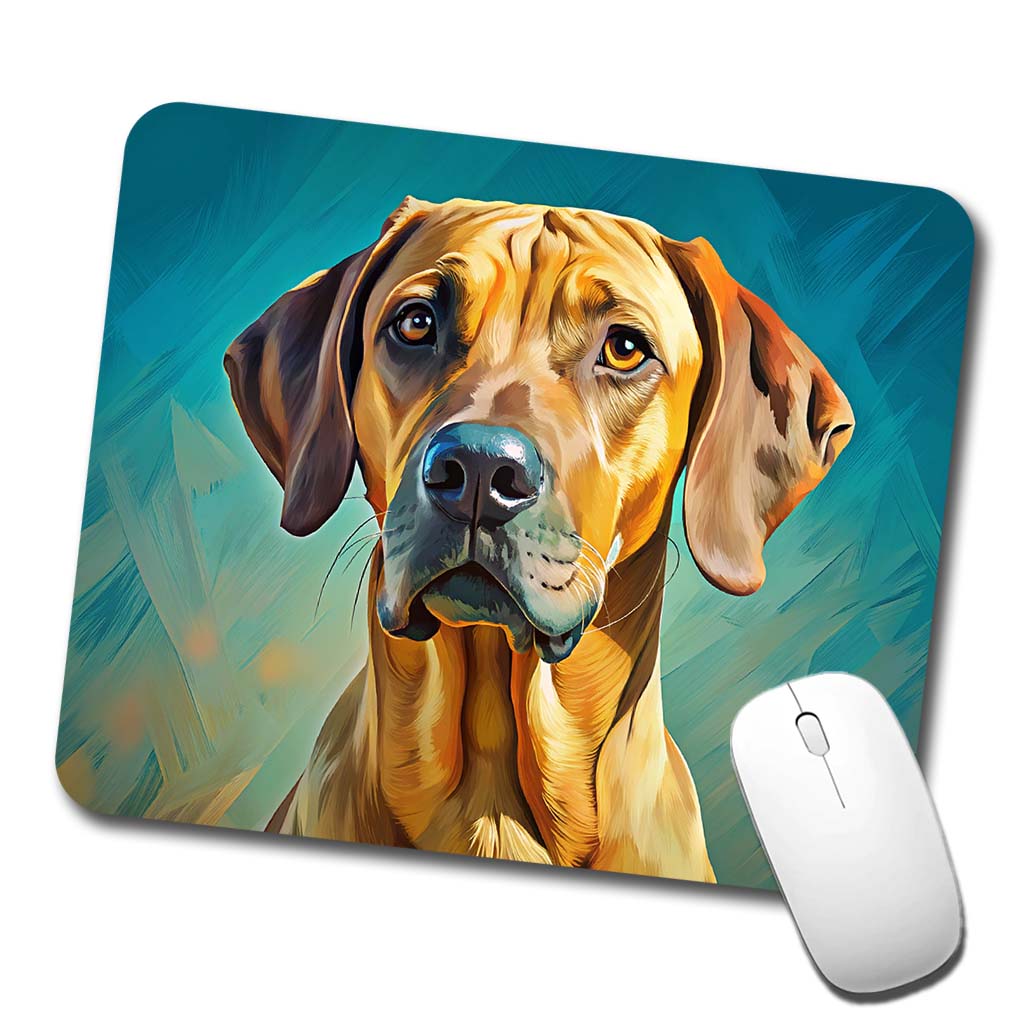 Rhodesian Ridgeback Dog Pop Art Low Profile Mouse Pad Mat