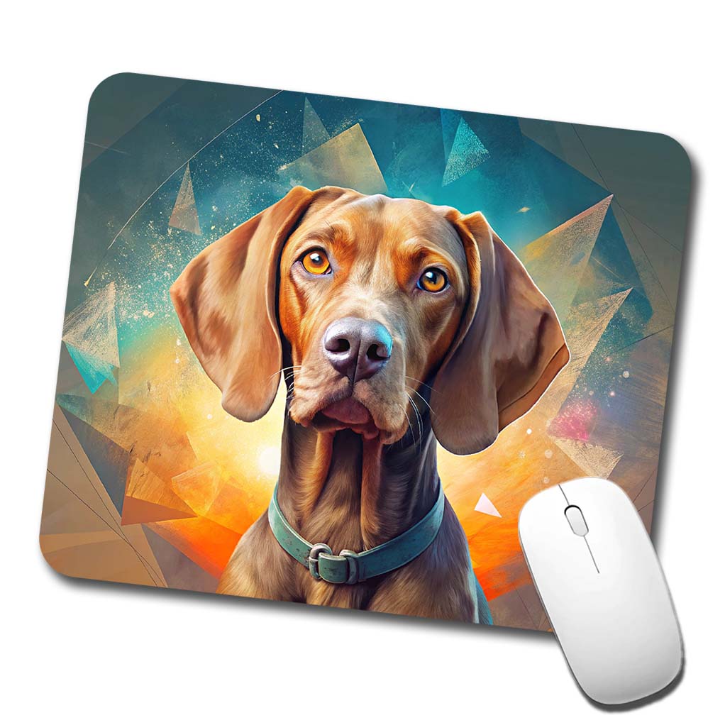 Vizsla Dog Contemporary Art Low Profile Mouse Pad Mat