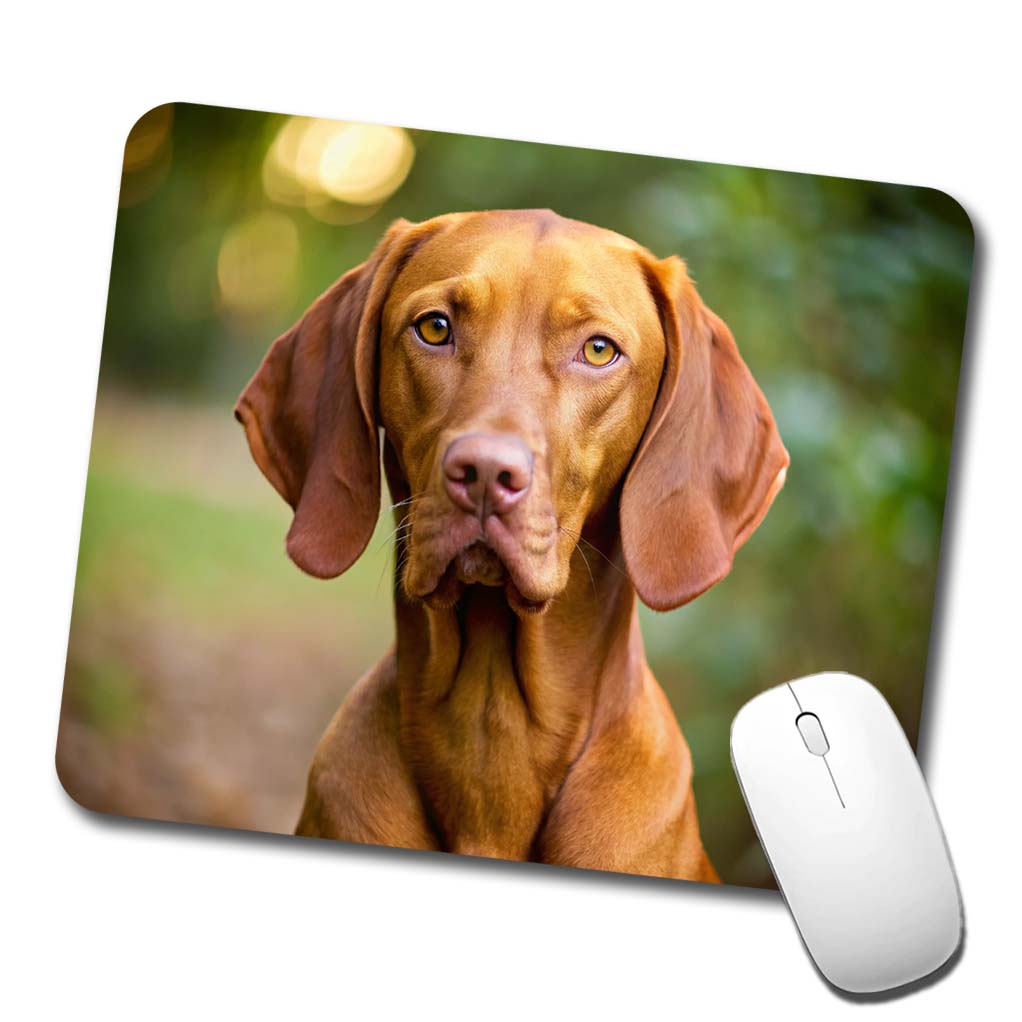 Vizsla Dog Photo Low Profile Mouse Pad Mat
