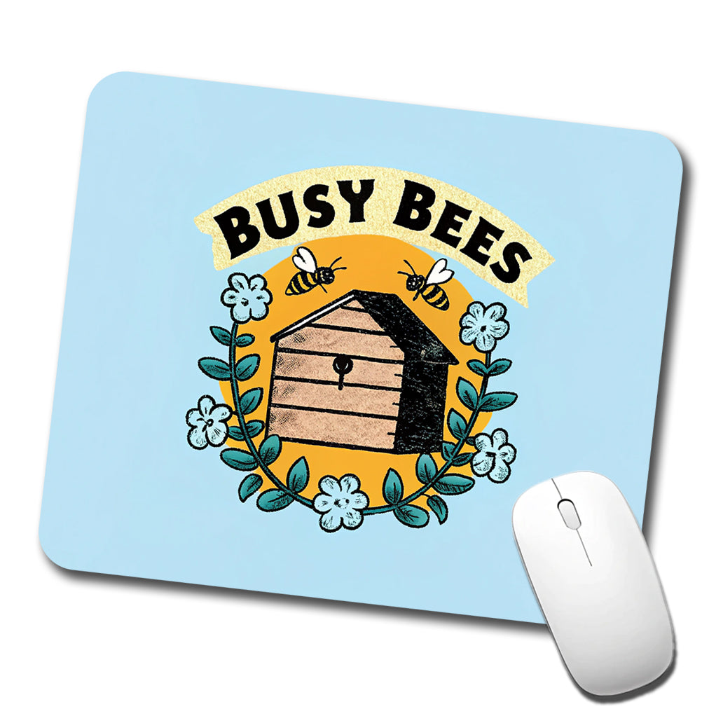Busy Bees Low Profile Mouse Pad Mat