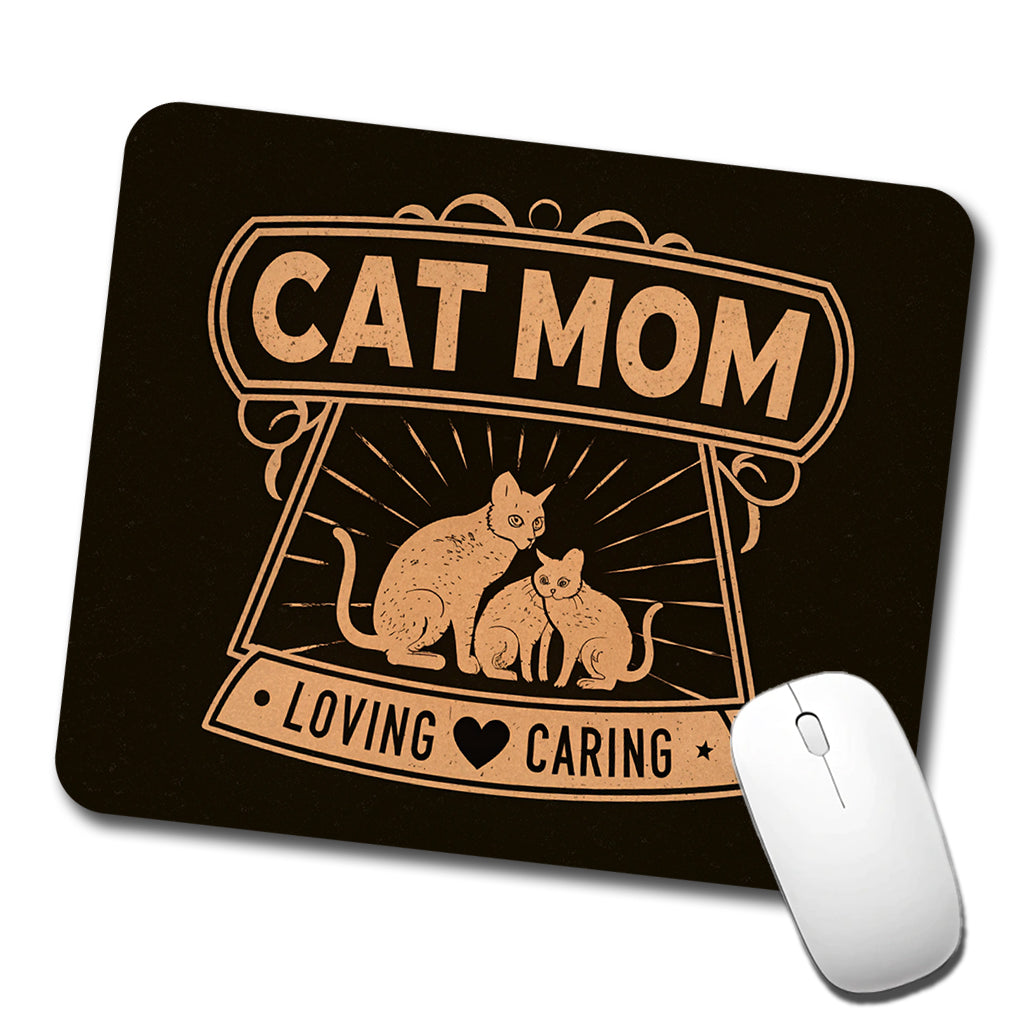 Cat Mom Low Profile Mouse Pad Mat