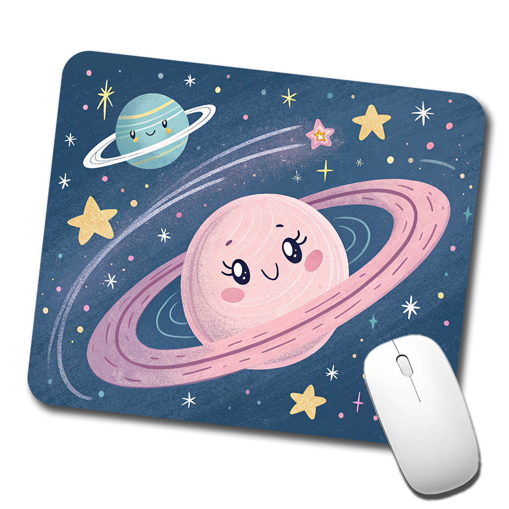 Kawaii Space Milky Way Low Profile Mouse Pad Mat