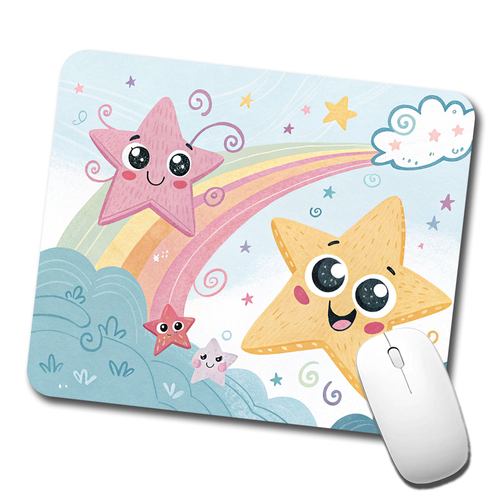 Kawaii Stars Low Profile Mouse Pad Mat