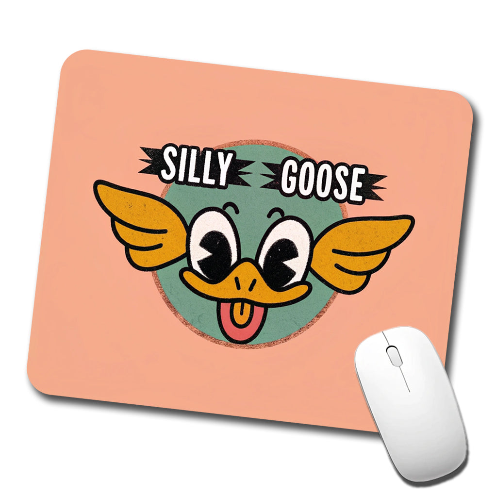 Silly Goose Cute Low Profile Mouse Pad Mat