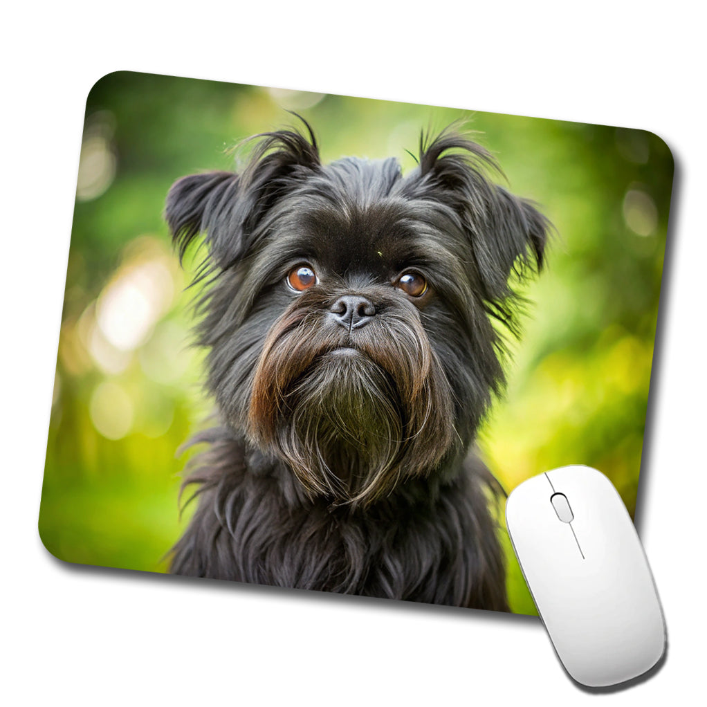 Affenpinscher Dog Photo Low Profile Mouse Pad Mat