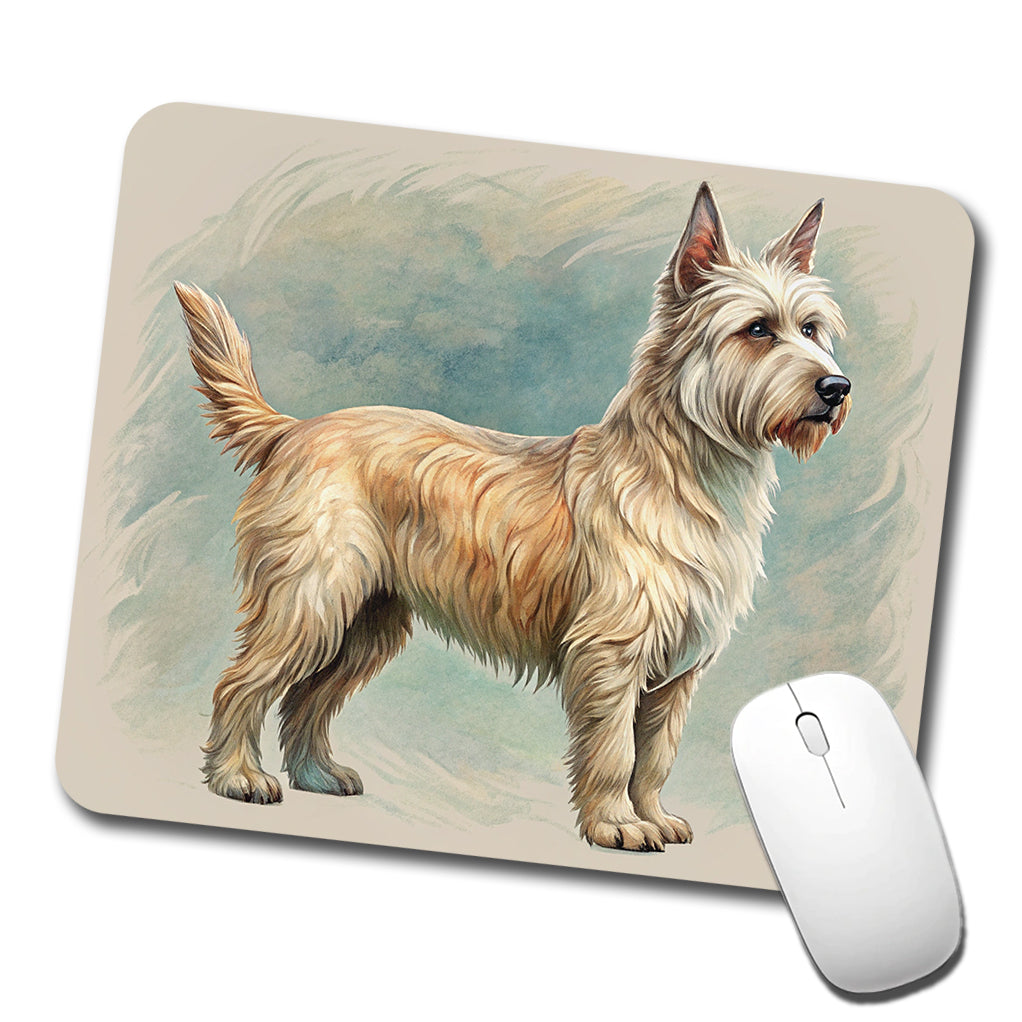 Berger Picard Dog Art Nouveau Low Profile Mouse Pad Mat