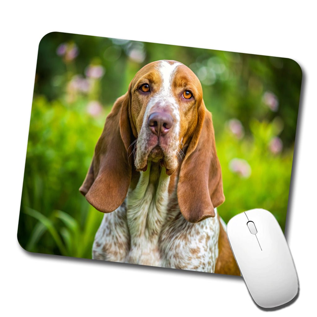 Bracco Italiano Dog Photo Low Profile Mouse Pad Mat