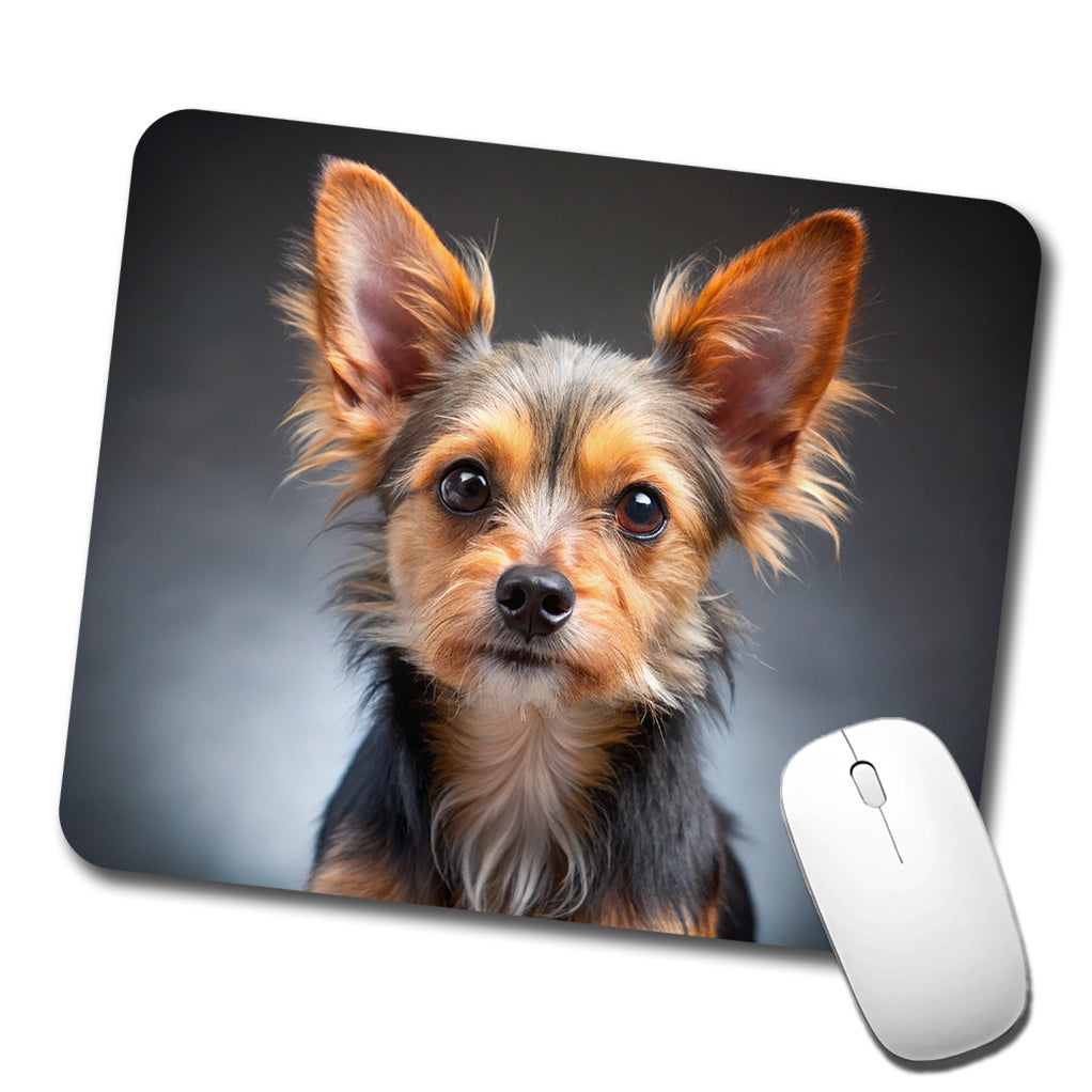 Chorkie Dog Photo Low Profile Mouse Pad Mat