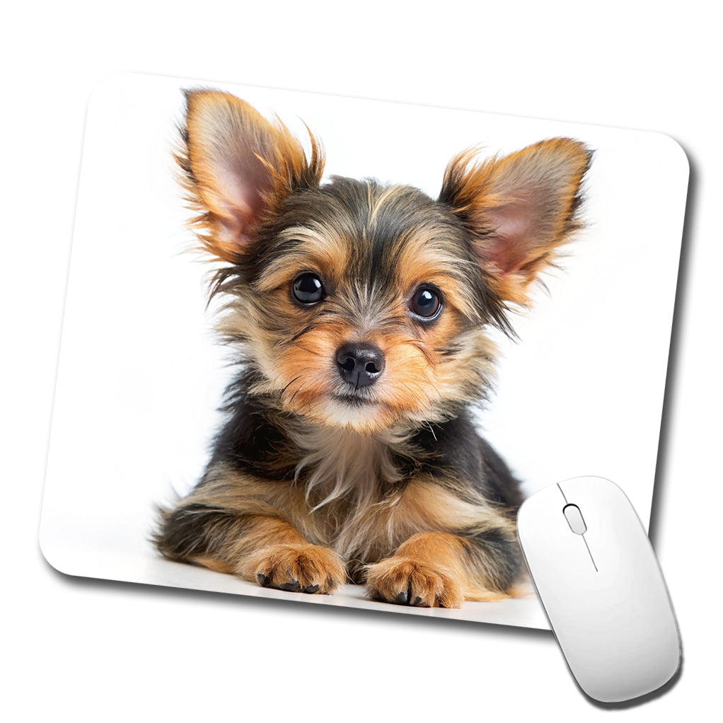 Chorkie Dog Puppy Photo Low Profile Mouse Pad Mat