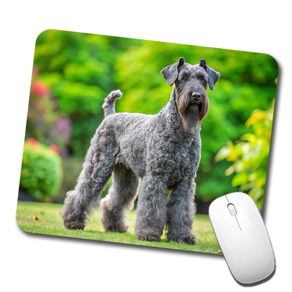 Kerry Blue Terrier Dog Photo Low Profile Mouse Pad Mat