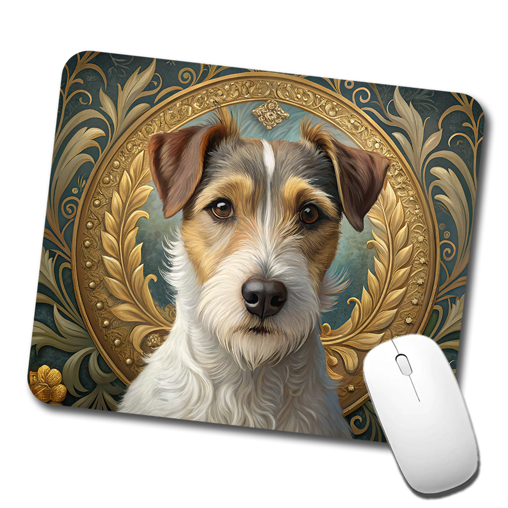 Parson Russell Terrier Dog Art Nouveau Low Profile Mouse Pad Mat