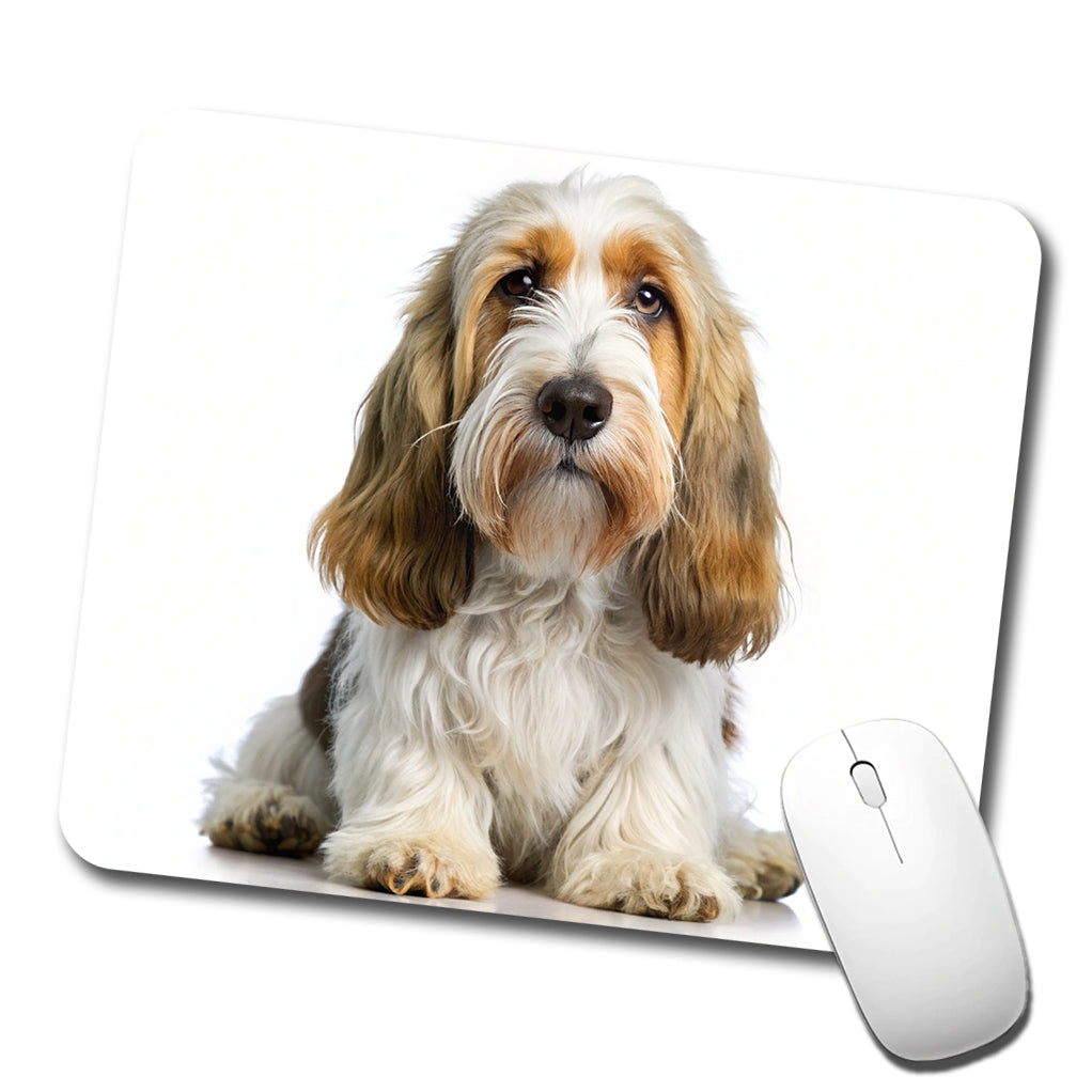 Petit Basset Griffon Vendeen Dog Photo Low Profile Mouse Pad Mat