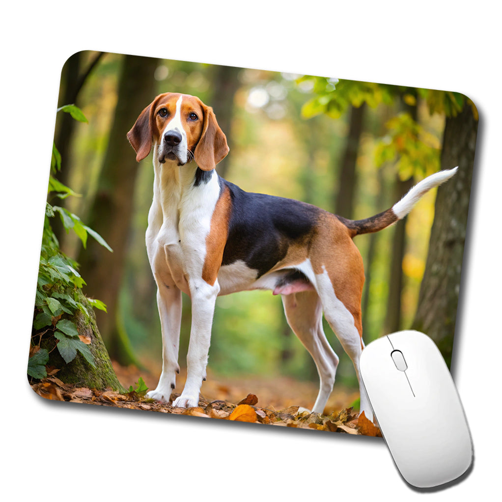 Treeing Walker Coonhound Dog Photo Low Profile Mouse Pad Mat