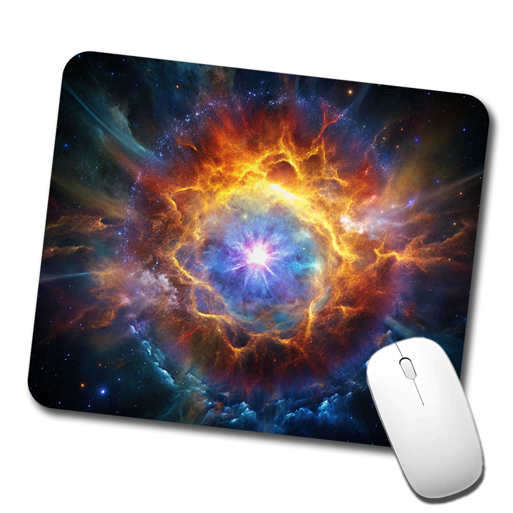 Star Going Supernova Galaxy Space Low Profile Mouse Pad Mat