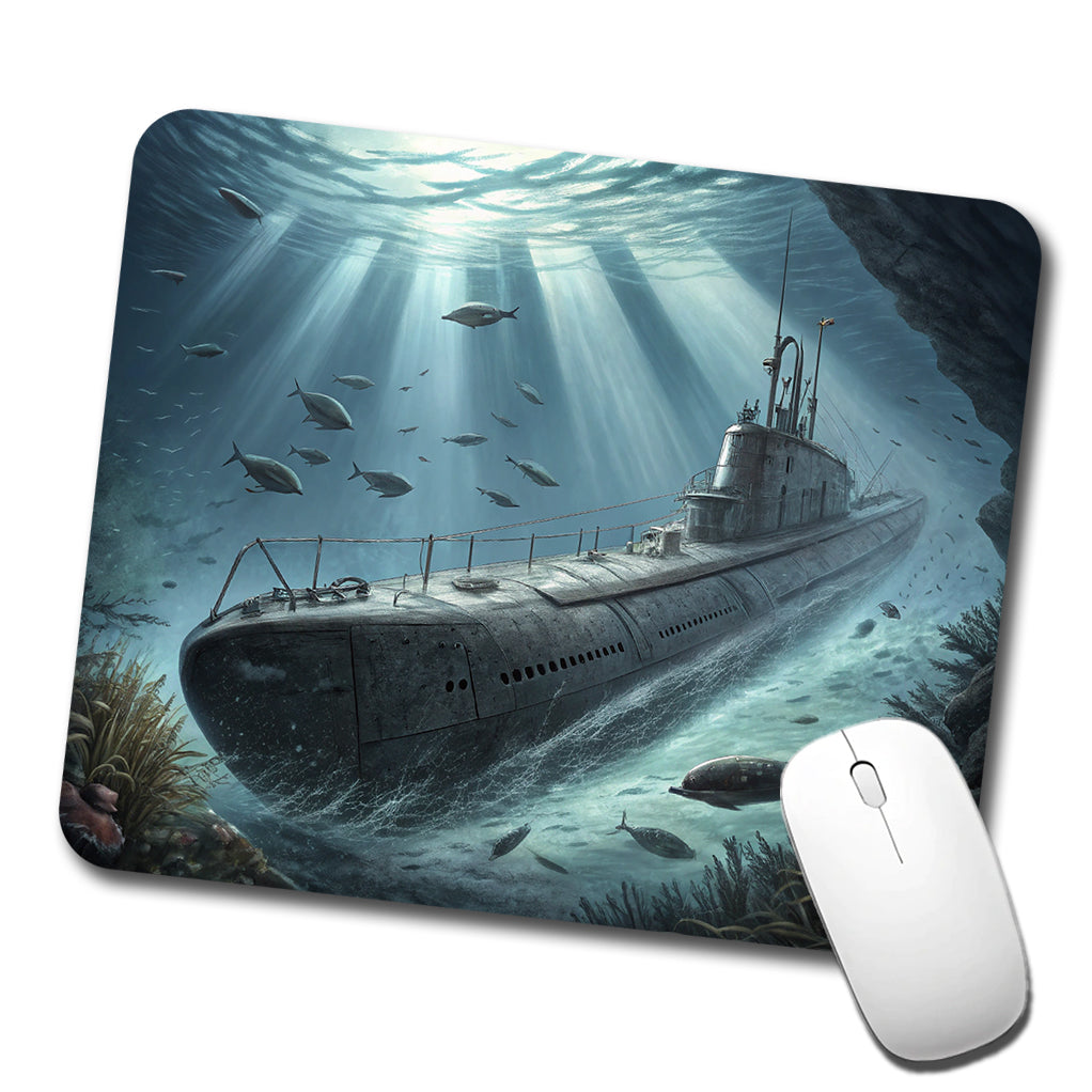 WWII German U-Boat Submarine Low Profile Mouse Pad Mat