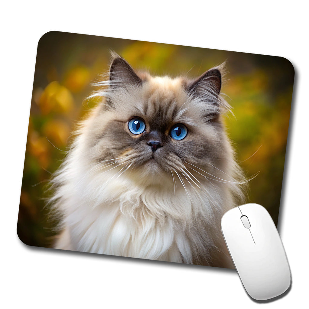 Himalayan Cat Photo Low Profile Mouse Pad Mat