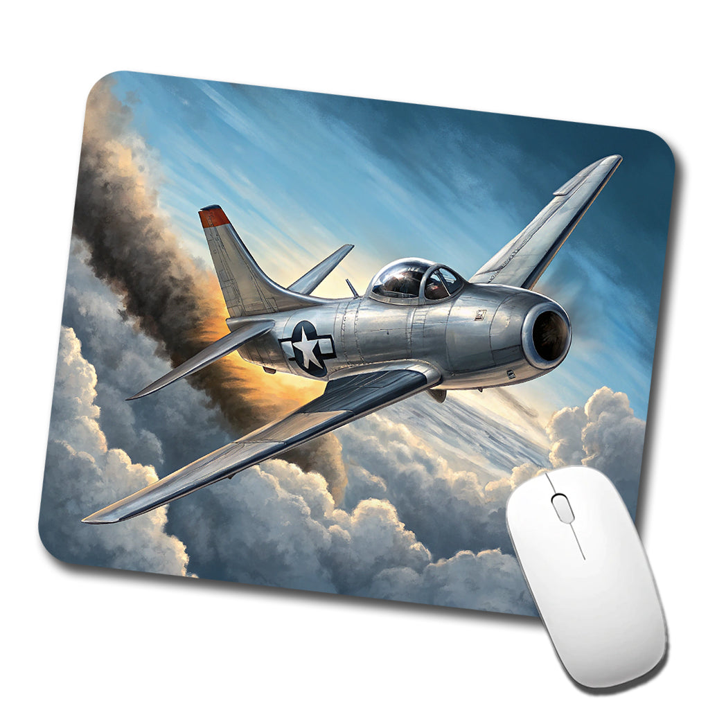 F-86 Sabre Jet Fighter Plane Low Profile Mouse Pad Mat
