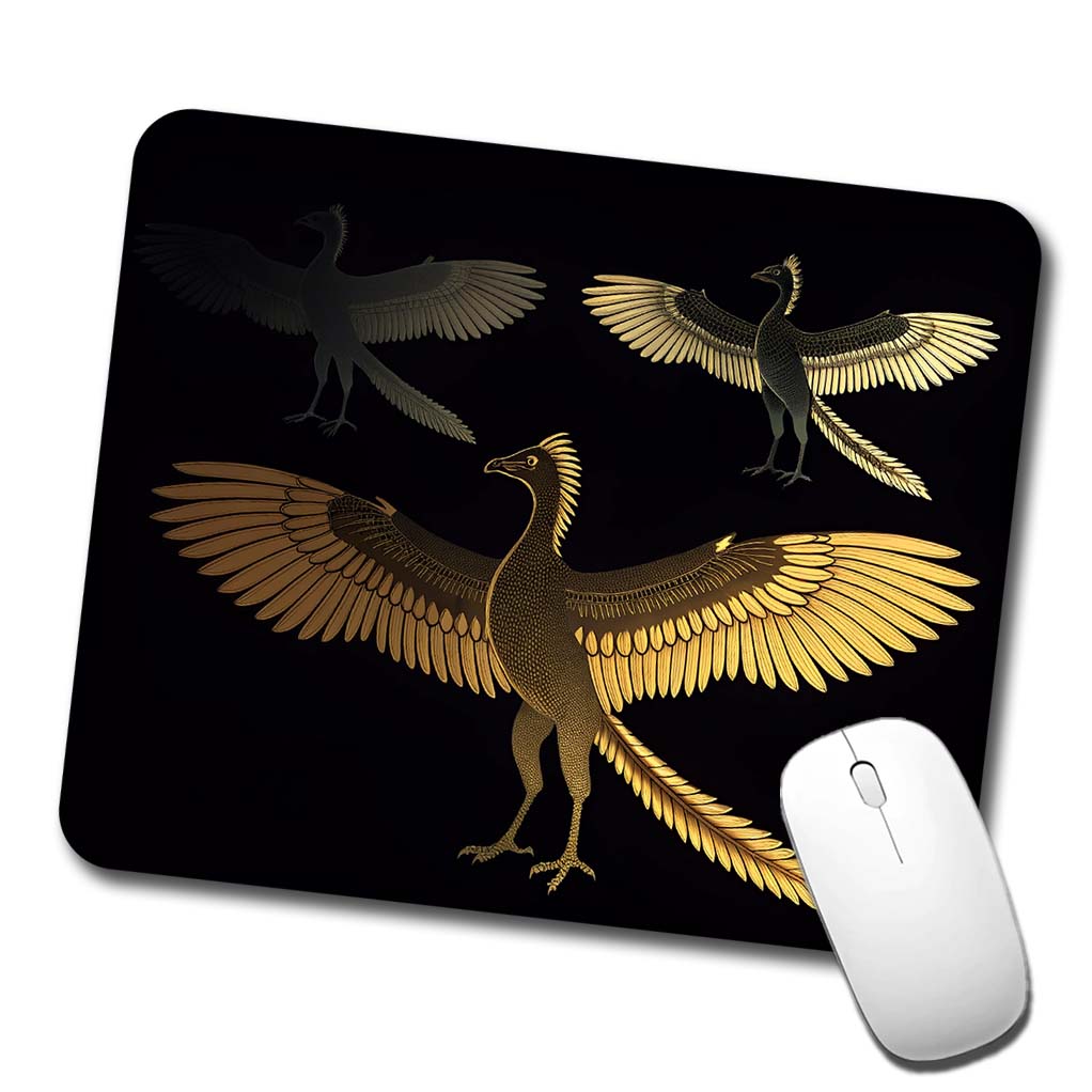 Archaeopteryx Sketch Dinosaurs Low Profile Mouse Pad Mat
