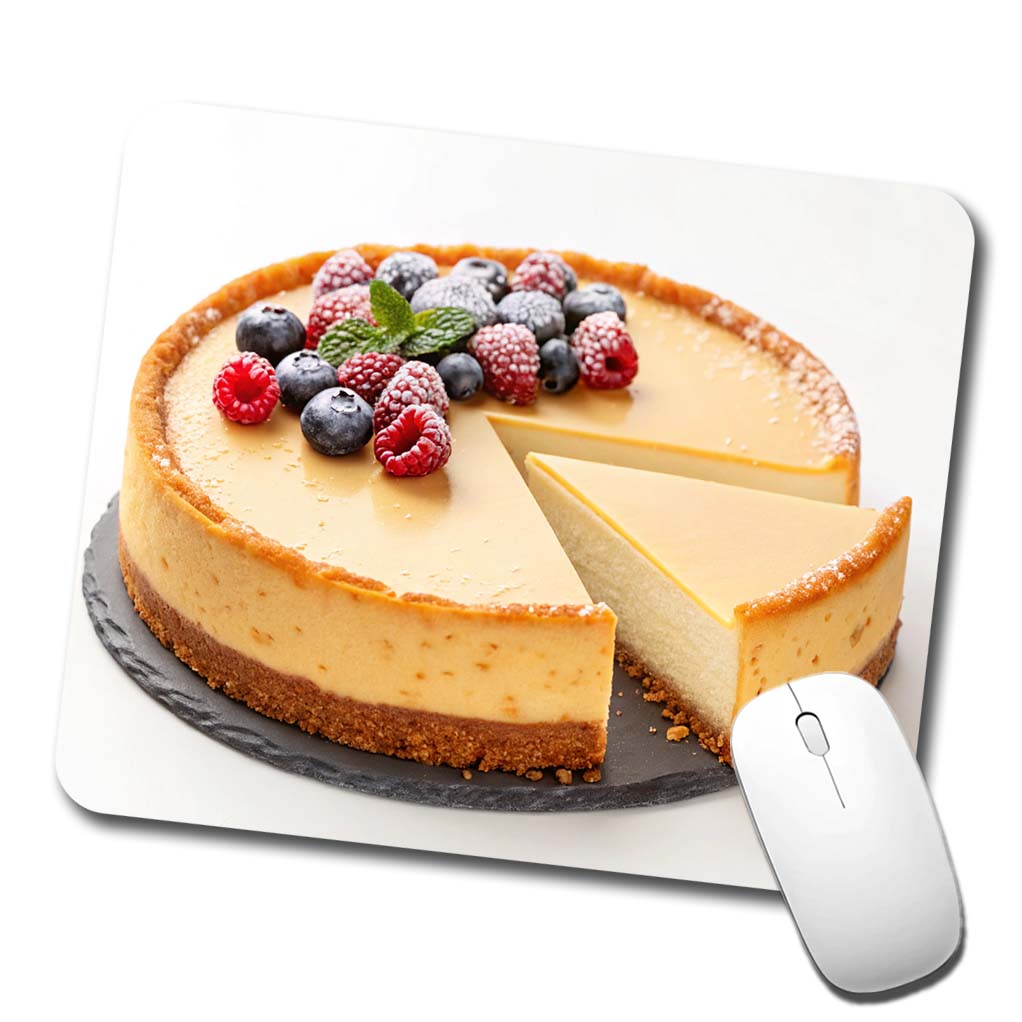 Cheesecake Fruit Slice Low Profile Mouse Pad Mat