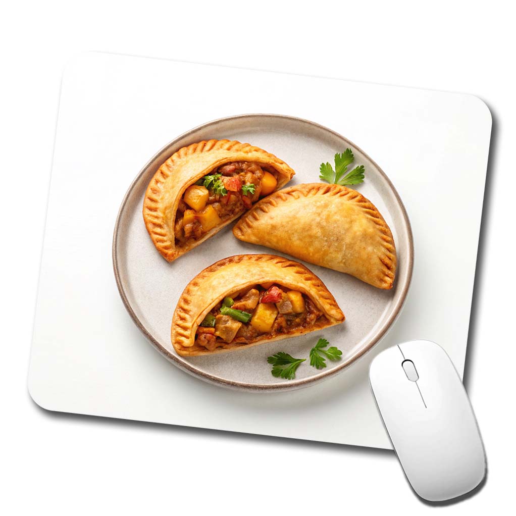 Empanadas Spain Food Low Profile Mouse Pad Mat
