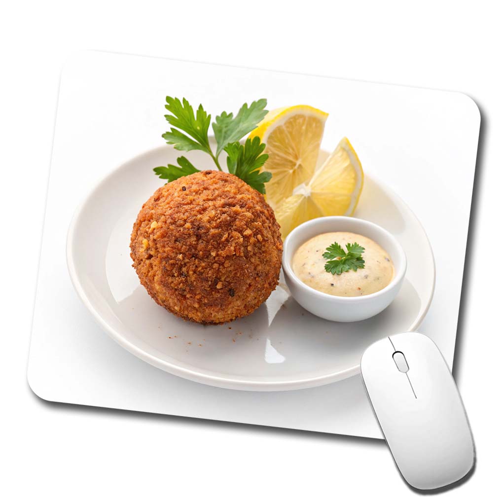 Falafel Fritter Low Profile Mouse Pad Mat