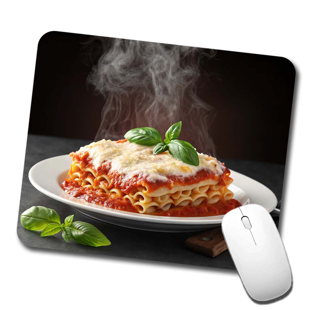 Lasagna Italian Pasta Low Profile Mouse Pad Mat