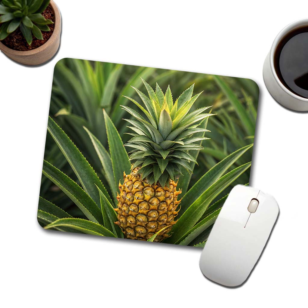 Pineapple Plant Low Profile Mouse Pad Mat