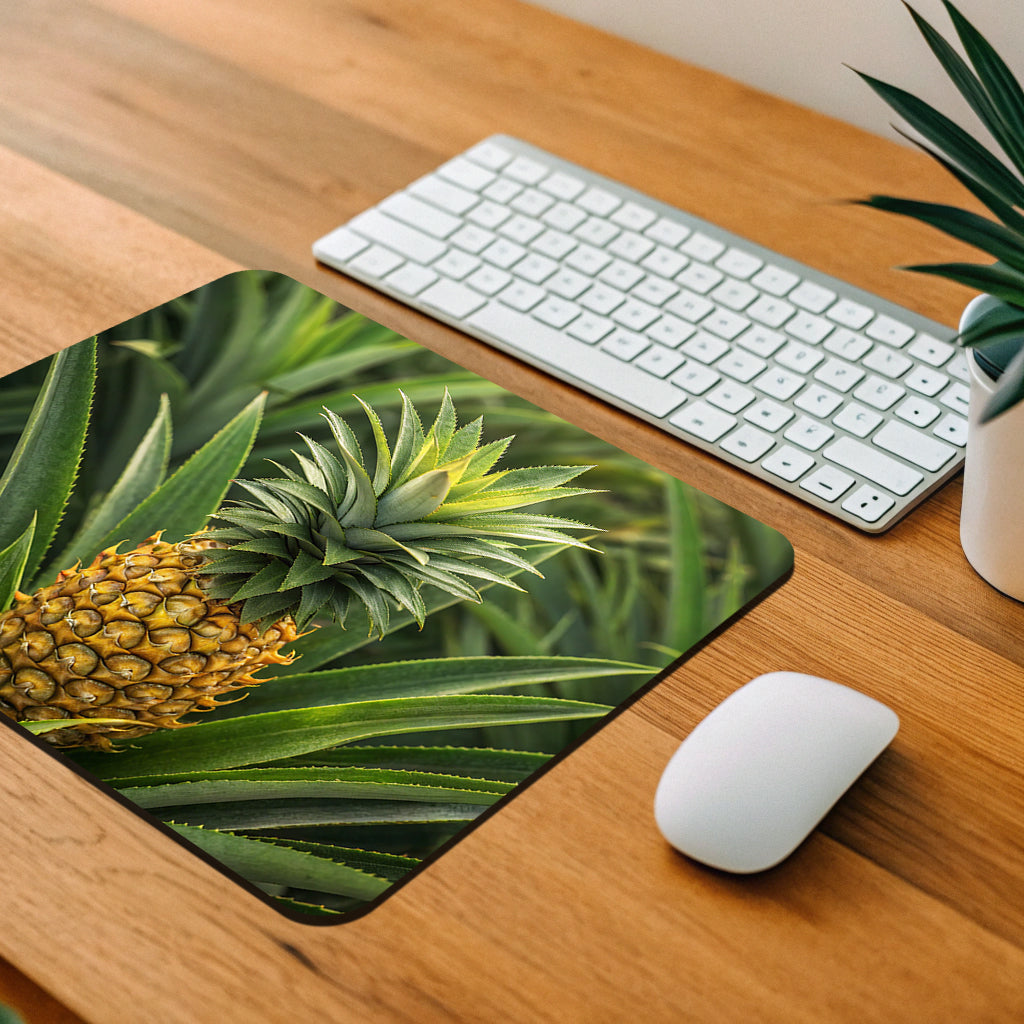 Pineapple Plant Low Profile Mouse Pad Mat
