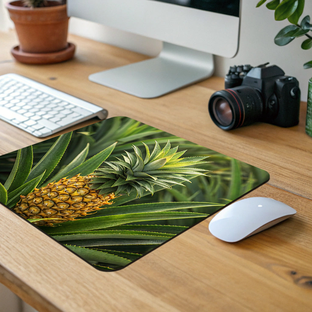 Pineapple Plant Low Profile Mouse Pad Mat