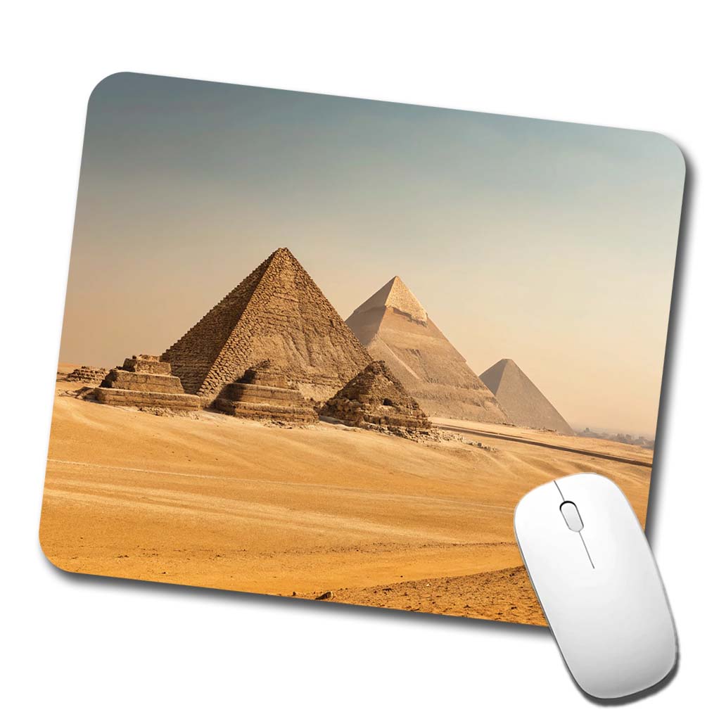Pyramids Of Giza Travel Egypt History Low Profile Mouse Pad Mat