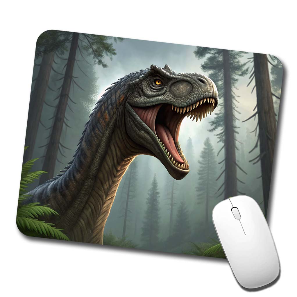 Roaring Brachiosaurus Dinosaur Low Profile Mouse Pad Mat