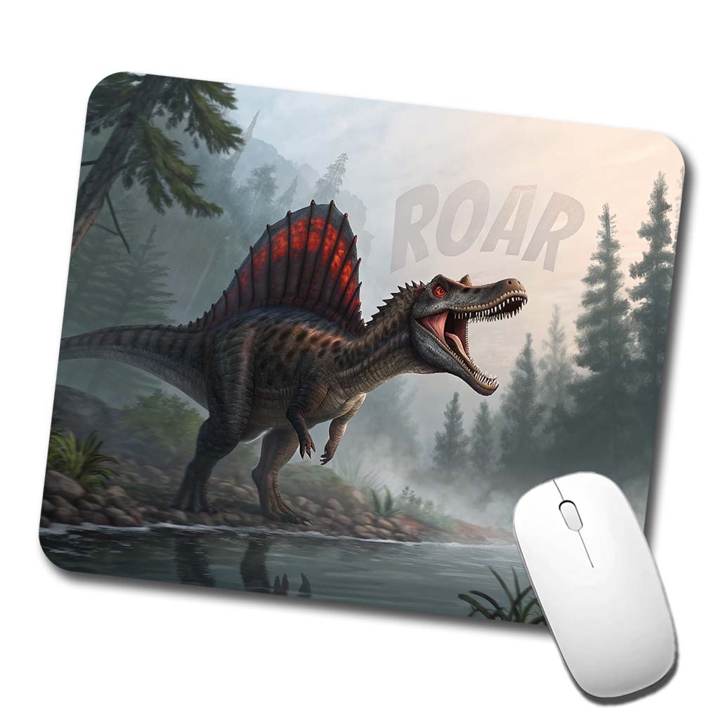 Spinosaurus Roar Dinosaur Low Profile Mouse Pad Mat