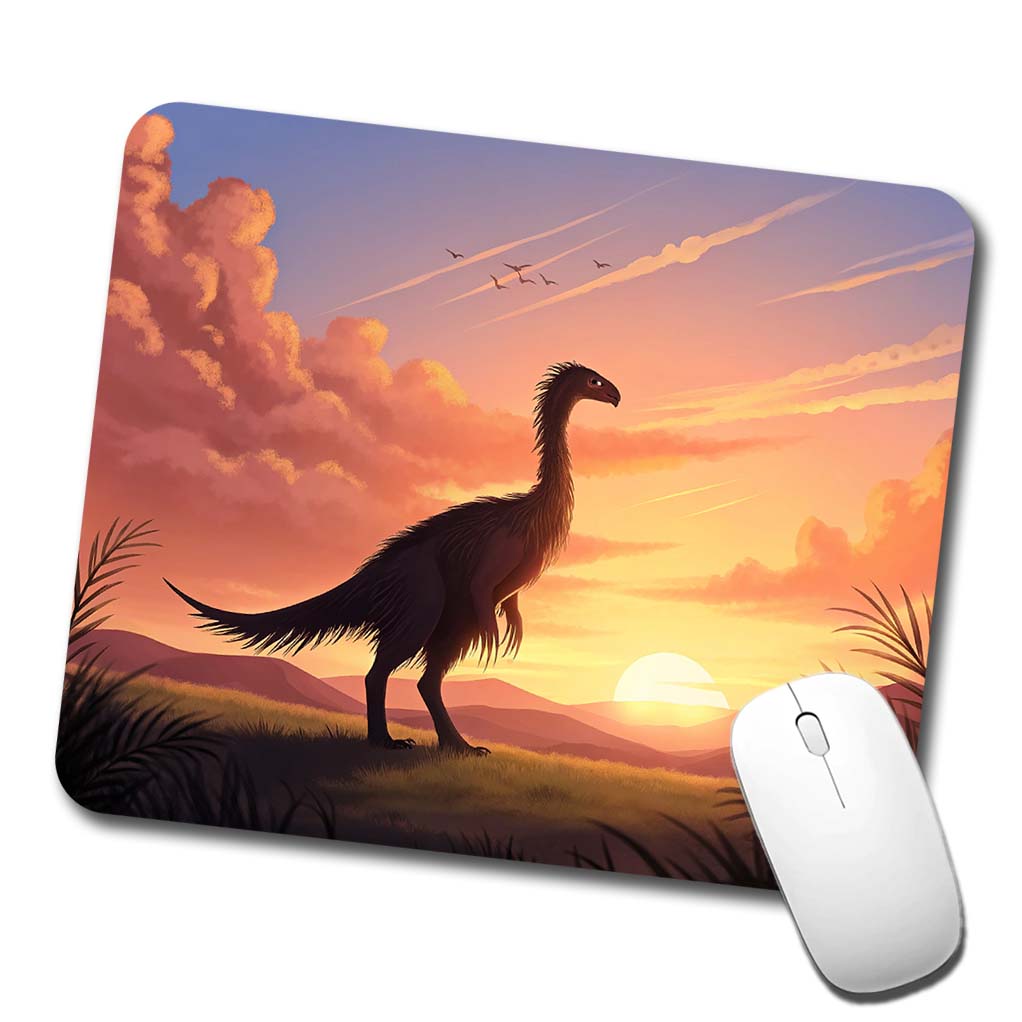 Therizinosaurus Sunset Low Profile Mouse Pad Mat