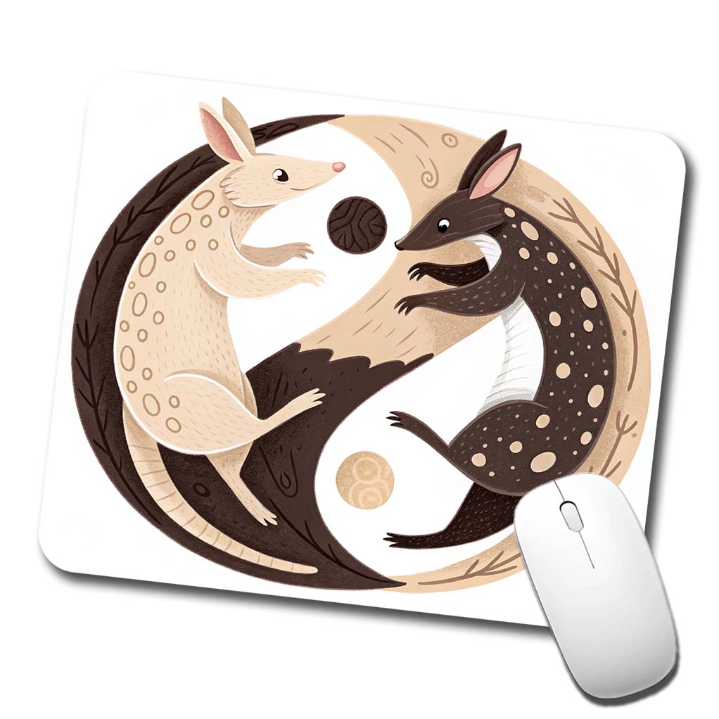 Two Aardvarks Yin Yang Low Profile Mouse Pad Mat