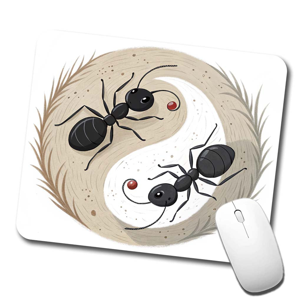Two Ants Yin Yang Low Profile Mouse Pad Mat