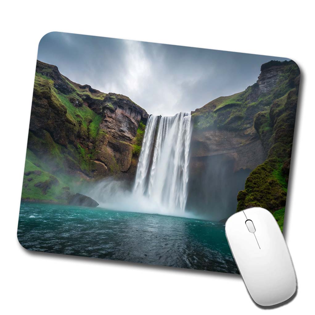 Waterfall Beautiful Low Profile Mouse Pad Mat