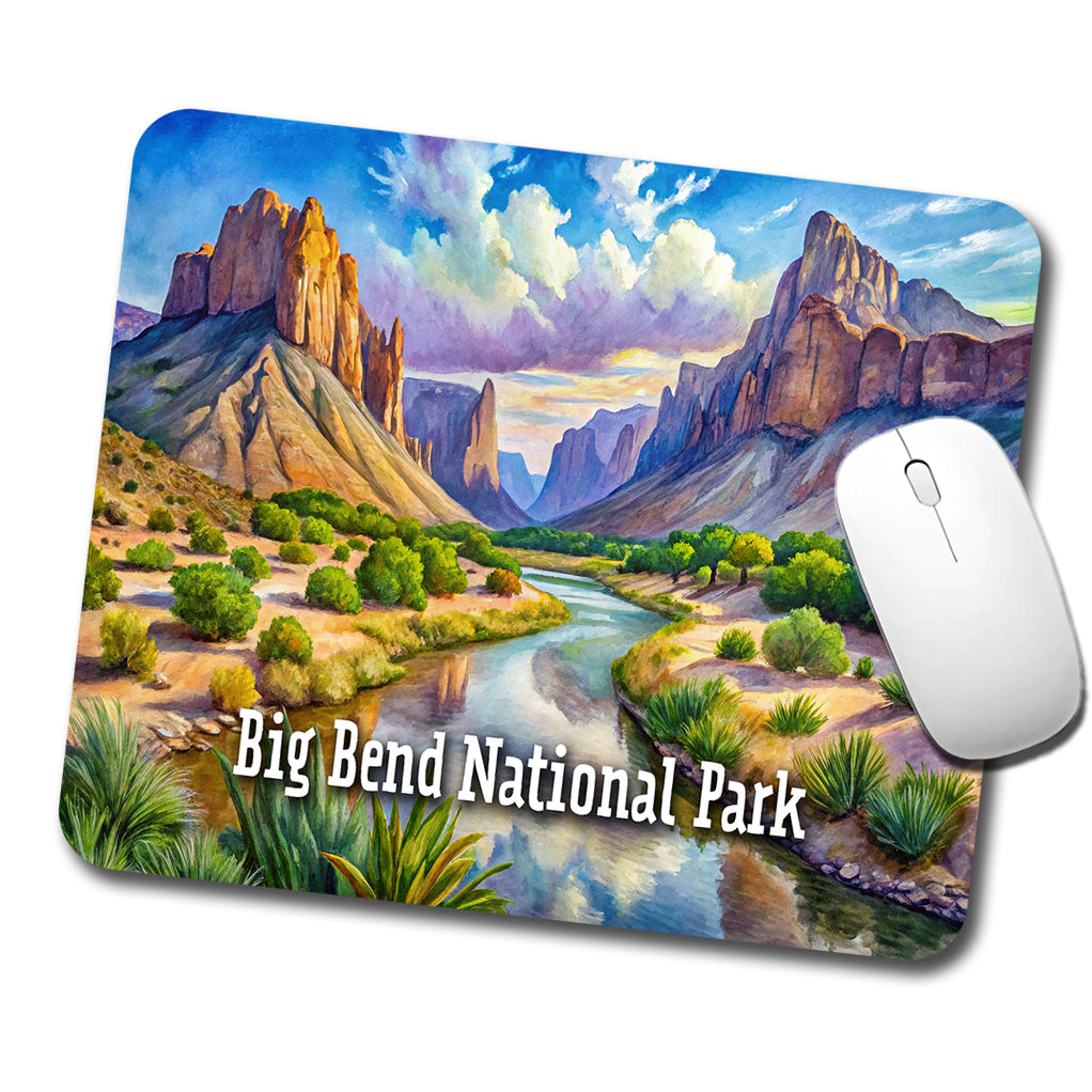 Big Bend National Park Texas Low Profile Mouse Pad Mat