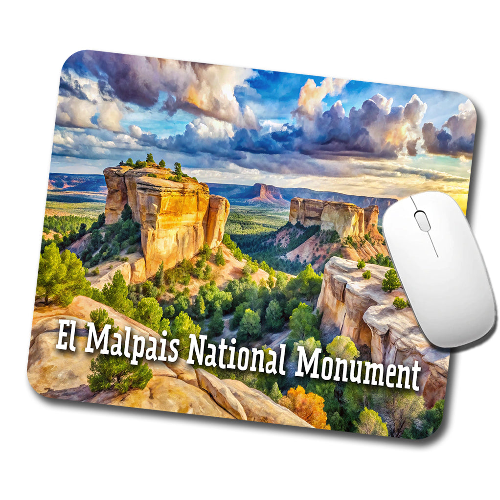 El Malpais National Monument New Mexico Low Profile Mouse Pad Mat