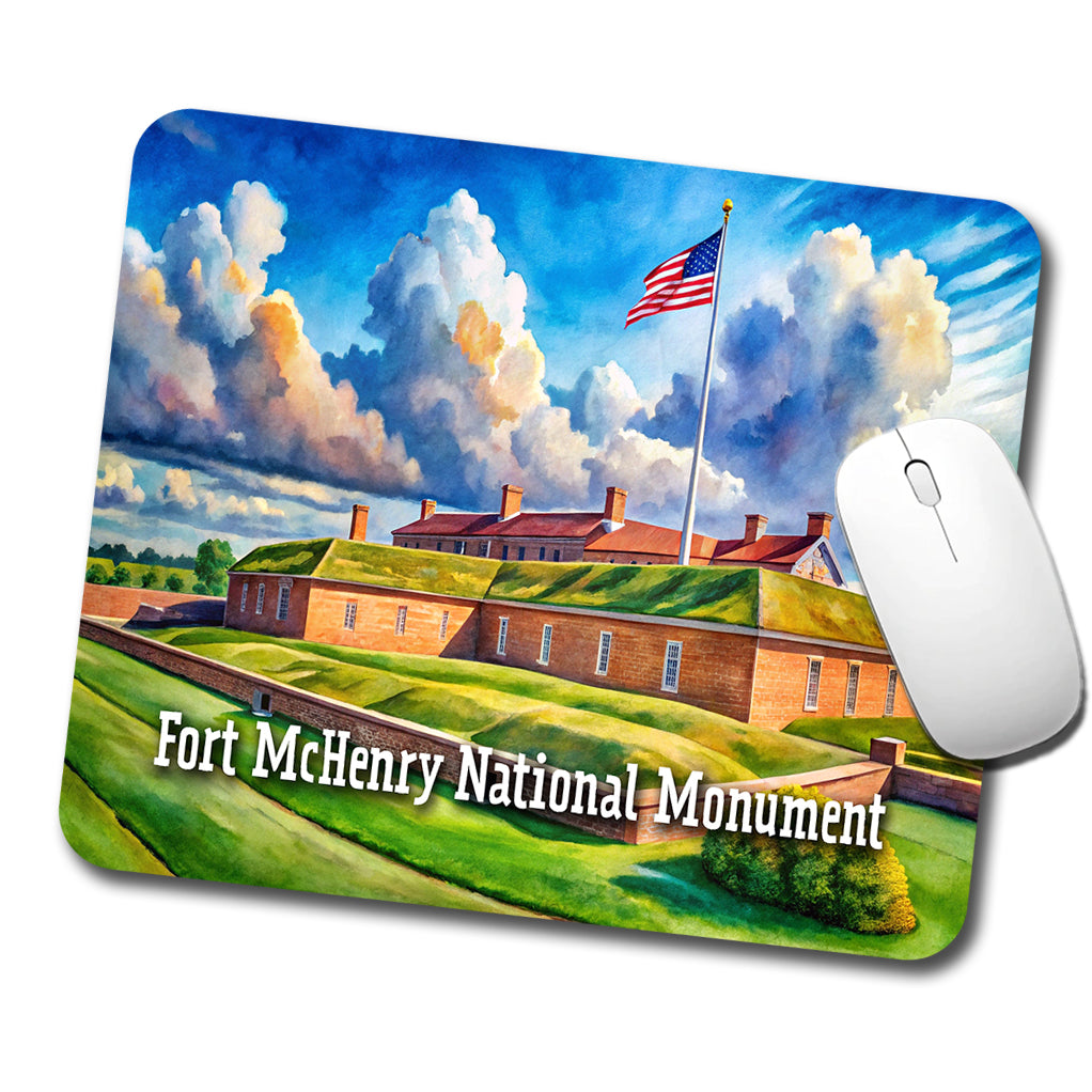 Fort McHenry National Monument Maryland Low Profile Mouse Pad Mat