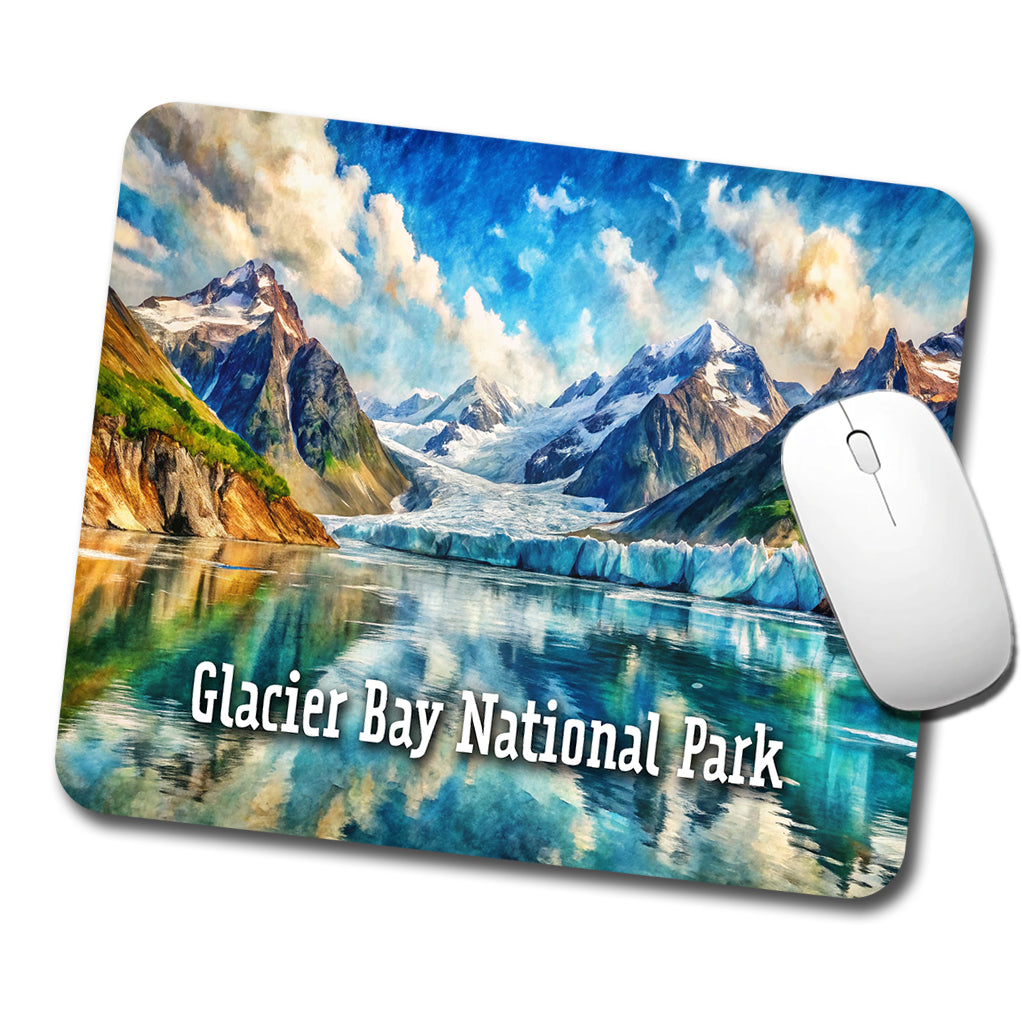 Glacier Bay National Park Alaska Low Profile Mouse Pad Mat