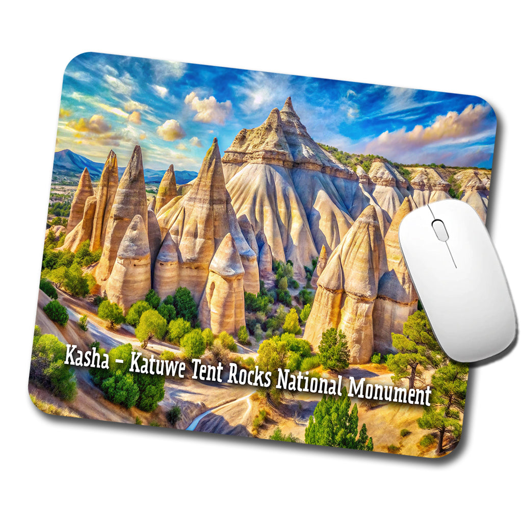 Kasha - Katuwe Tent Rocks National Monument New Mexico Low Profile Mouse Pad Mat