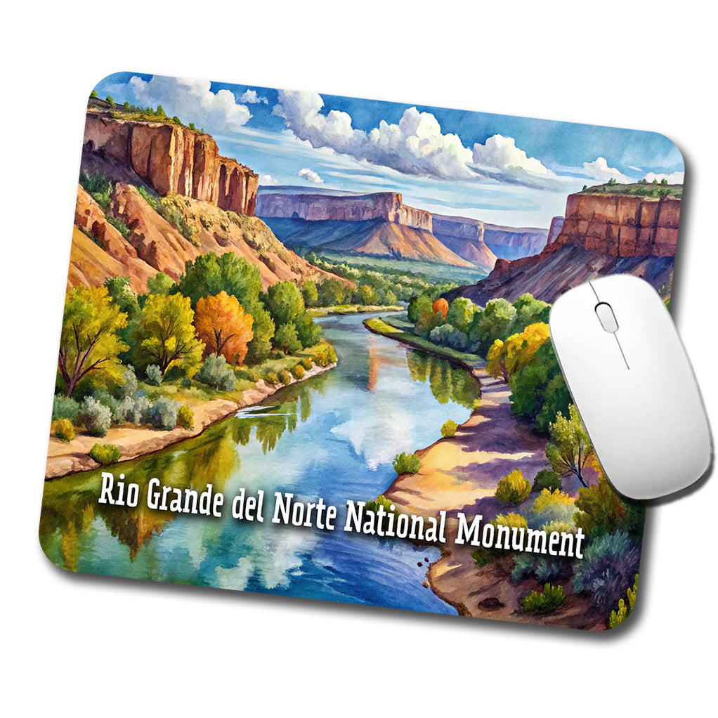 Rio Grande del Norte National Monument New Mexico Low Profile Mouse Pad Mat