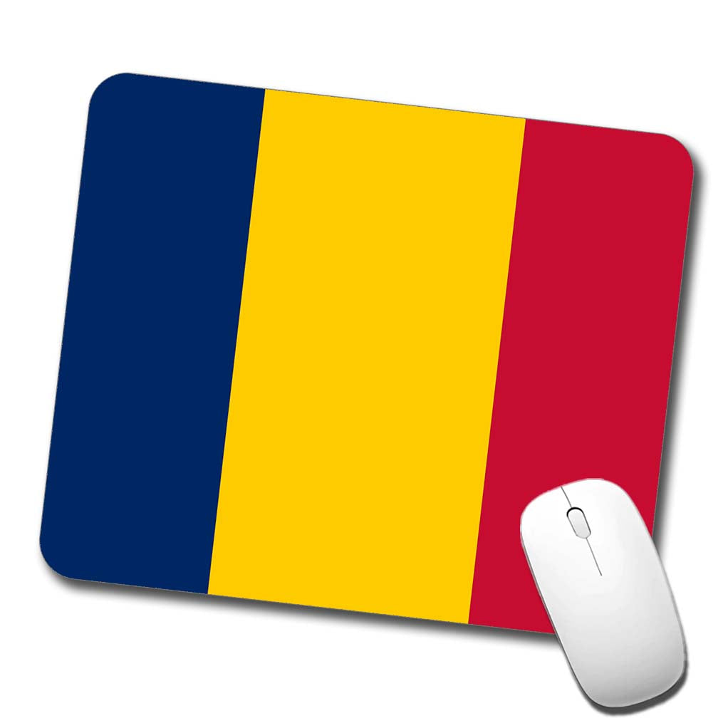 Chad Country Flag Low Profile Mouse Pad Mat