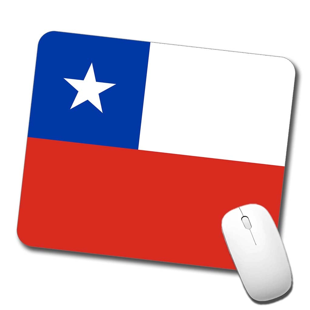 Chile Country Flag Low Profile Mouse Pad Mat