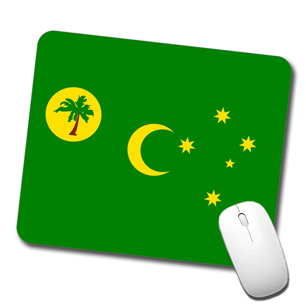 Cocos (Keeling) Islands Country Flag Low Profile Mouse Pad Mat