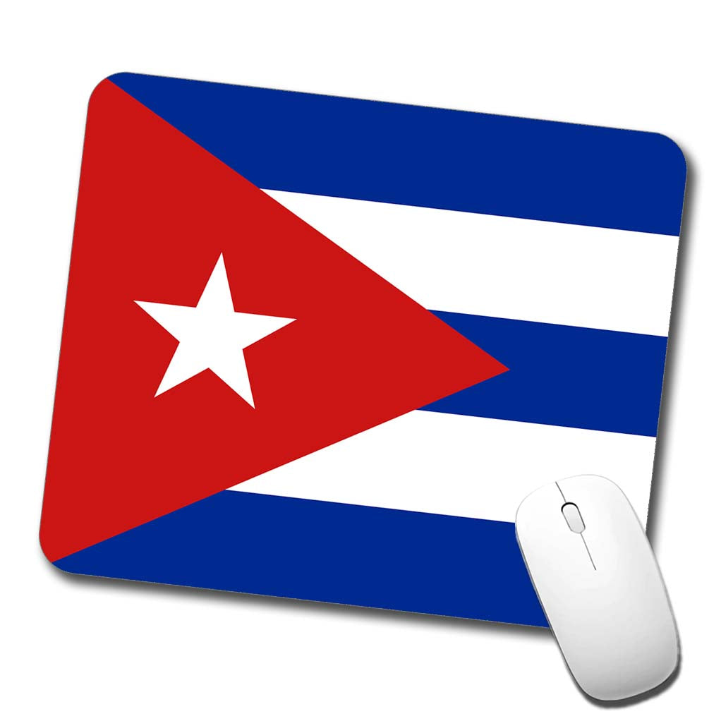 Cuba Country Flag Low Profile Mouse Pad Mat