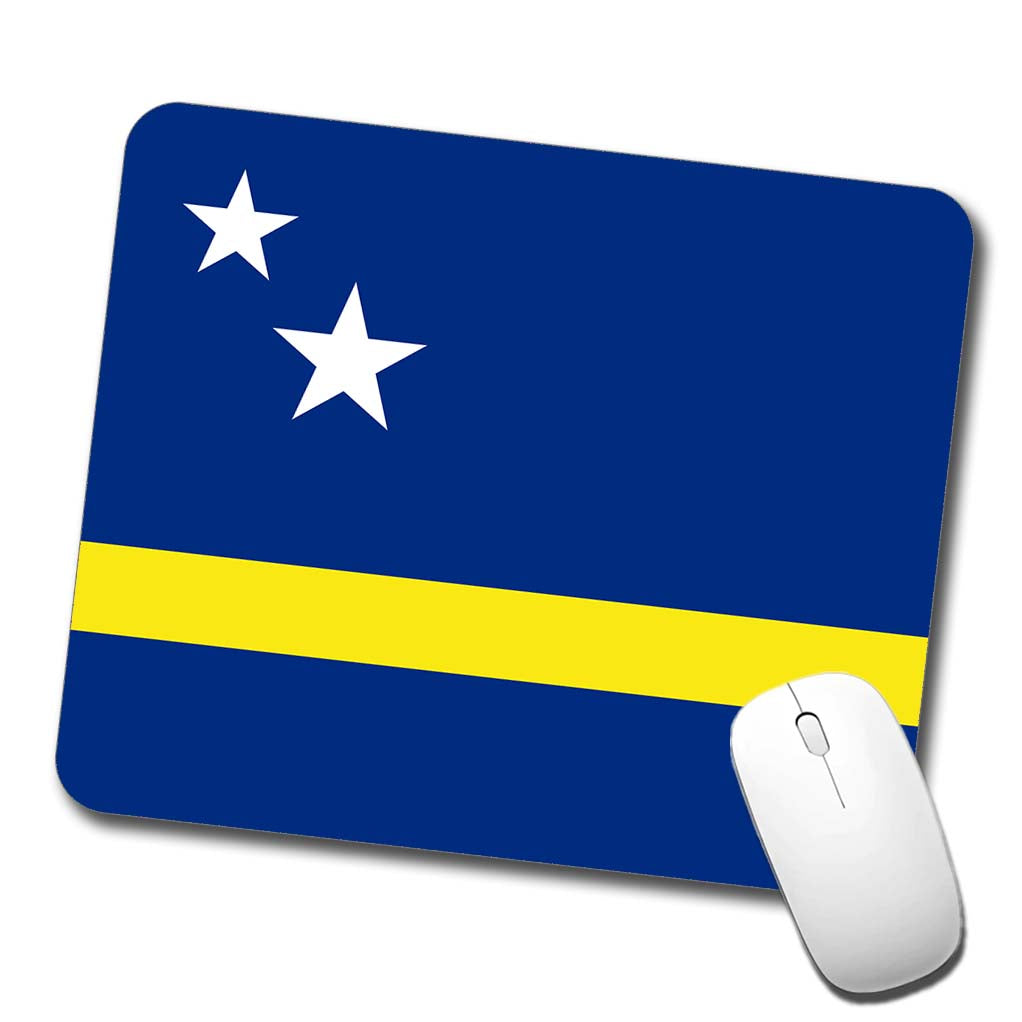 Curaçao Country Flag Low Profile Mouse Pad Mat